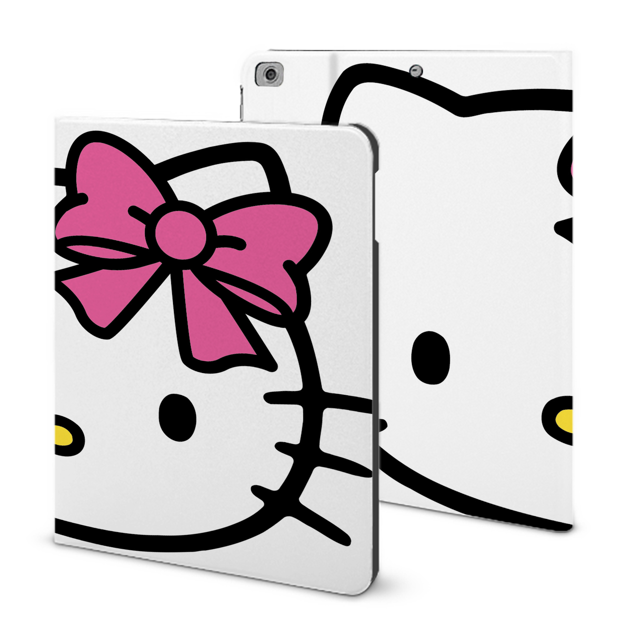 （画像用） Hello Kitty ハローキティ IPad ケース ブック型 PUレザー TPU 耐衝撃 軽量 薄型 ペン収納なし 全面保護 IPad 各モデル対応